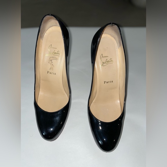 Christian Louboutin ‘New Simple Pump 120 Patent Calf’ in Black (Size 39 / 9) - Picture 4 of 7